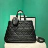 Prada Large quilted leather Black tote bag Mirror Quality 1:1